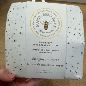 Burt's Bees Baby Organic Cotton Starry Changing Pad Cover
